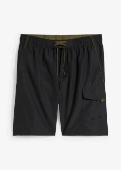 Herren bonprix Große Größen|Badehosen|Badeshorts mit seitlicher Tasche