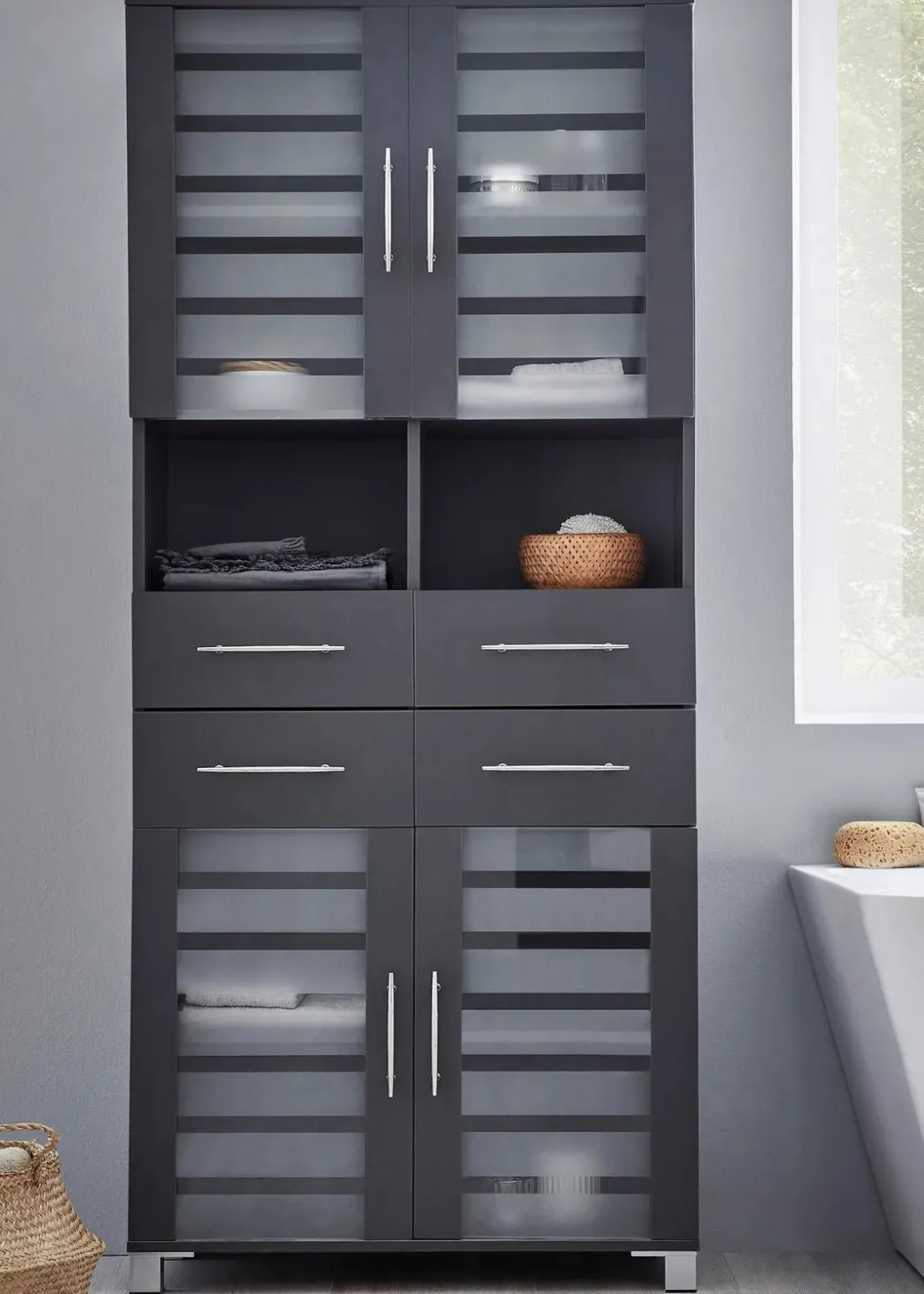 bonprix Badmöbel|Badezimmer Hochschrank breit