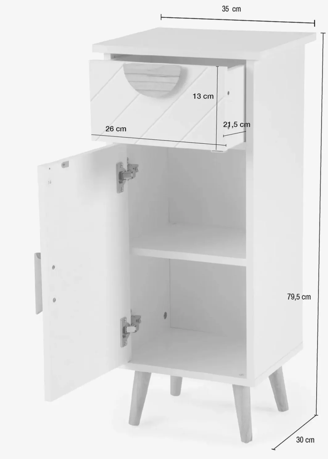 bonprix Badmöbel|Kommoden & Sideboards|Badezimmer Kommode
