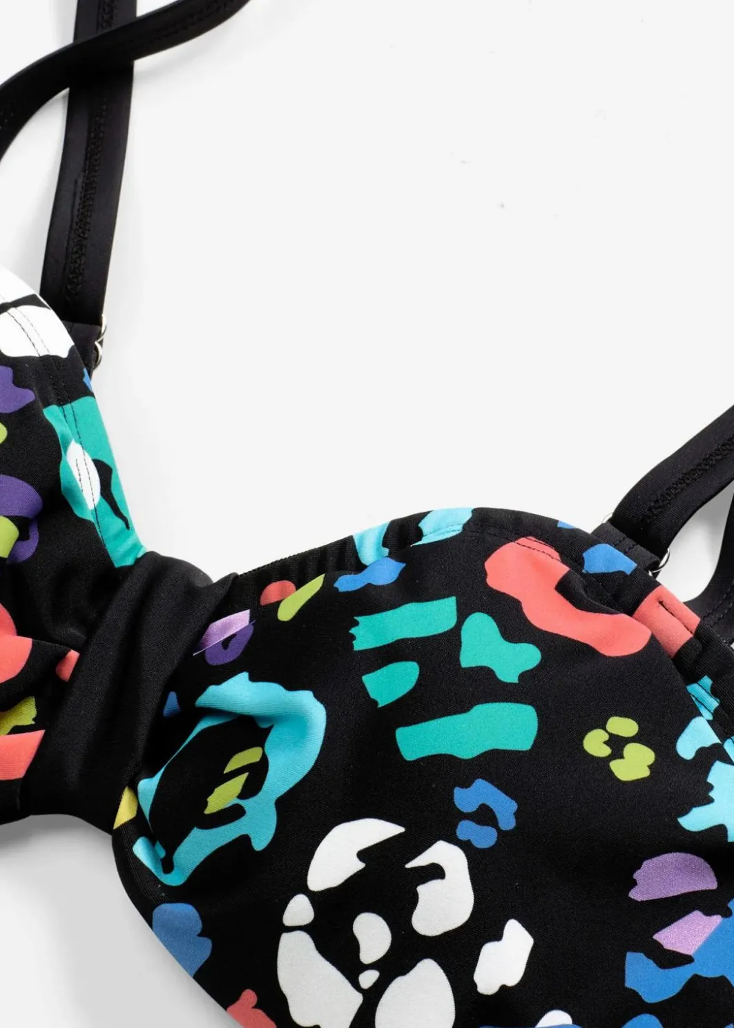 Discount Balconette Bikini Oberteil Damen Große Cups D-F|Nachhaltigere Materialien