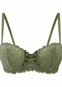 Best Balconette-BH aus feiner Spitze Damen Große Cups D-H|Nachhaltigere Materialien