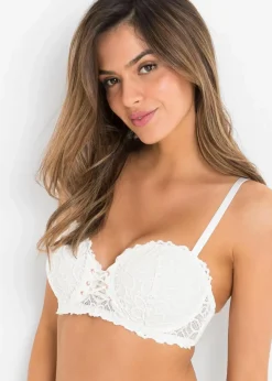 Damen bonprix Große Cups D-H|Nachhaltigere Materialien|Balconette-BH aus feiner Spitze