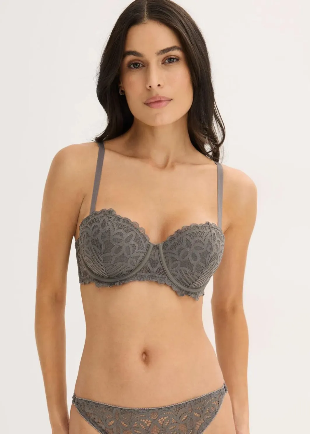 Damen bonprix Große Cups D-H|Bhs|Balconette-BH aus Spitze