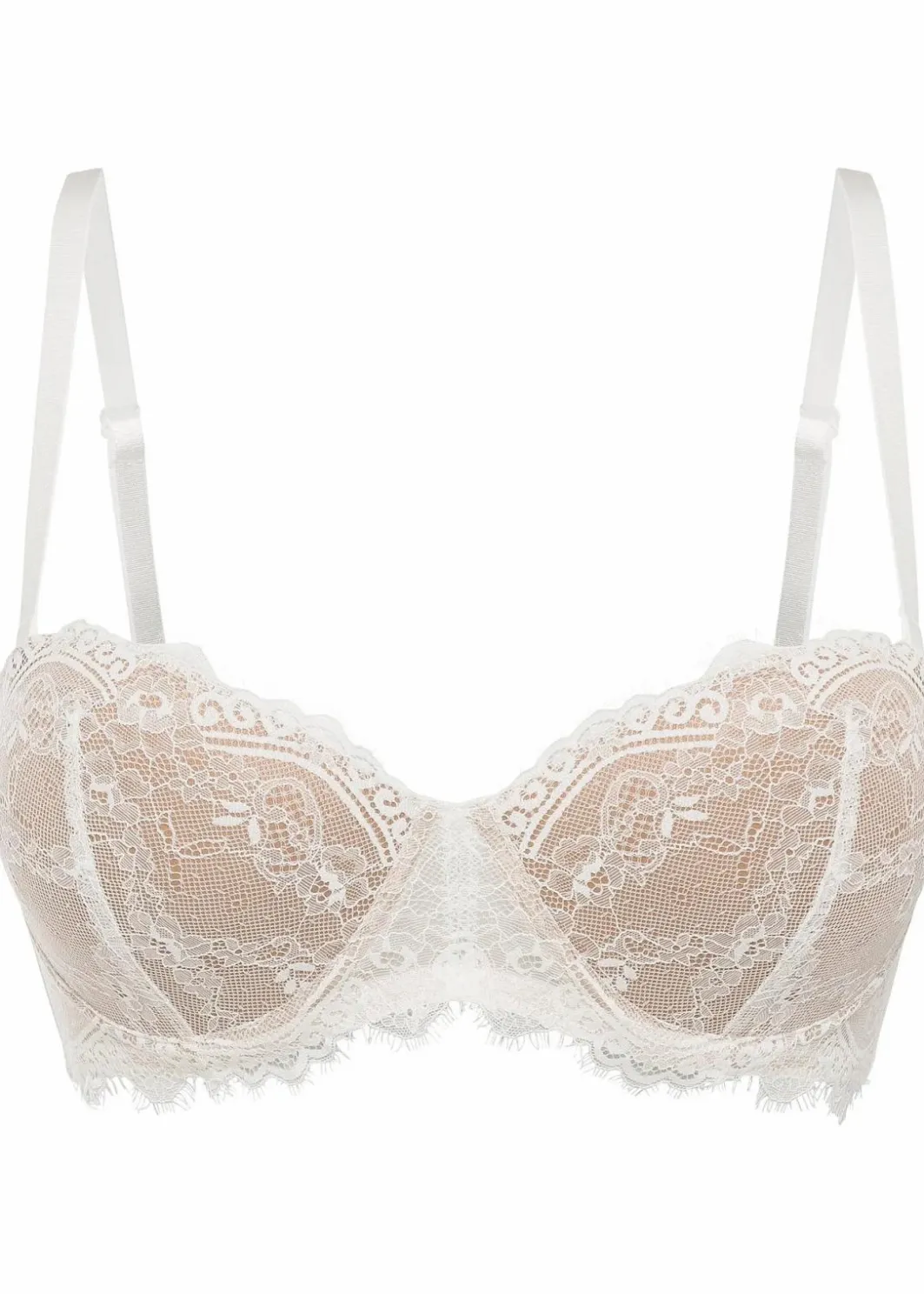 Damen bonprix Große Cups D-H|Bhs|Balconette-BH aus zarter Spitze
