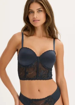 Discount Balconette-BH mit feiner Spitze und Glanzeffekt Damen Große Cups D-H|Bhs