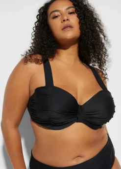 Damen bonprix Nachhaltigere Materialien|Bademode·Bikinis|Balconette-Bikini mit gepolsterten Trägern (2-tlg.Set)
