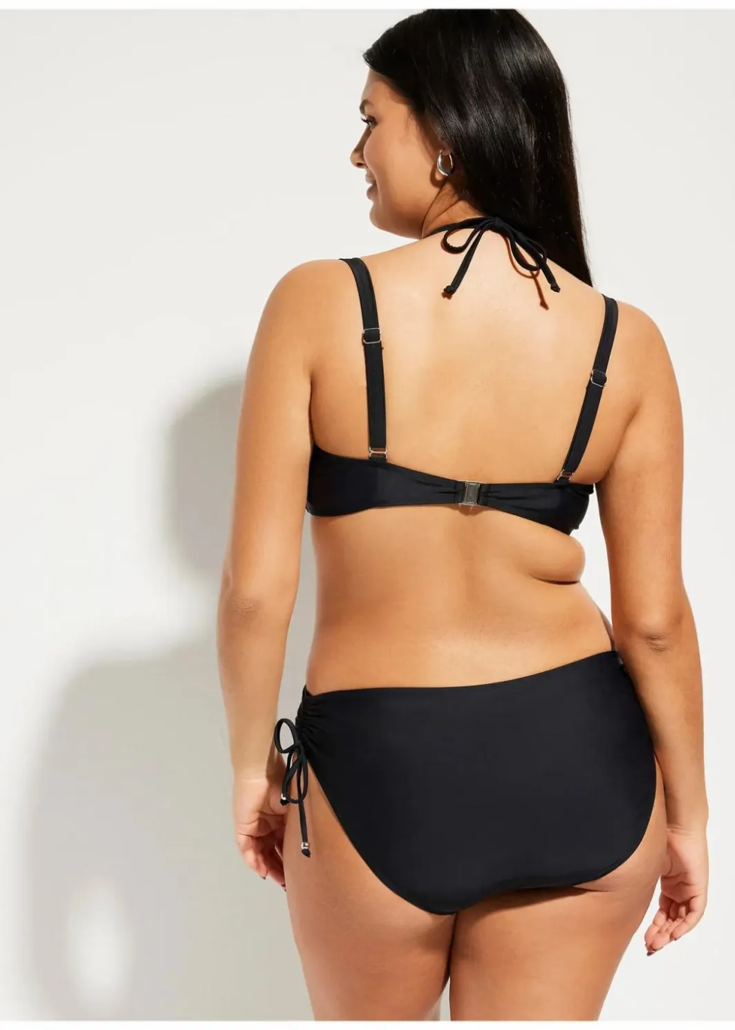 Damen bonprix Nachhaltigere Materialien|Bademode·Bikinis|Balconette-Bikini (2-tlg. Set) mit extra Neckholder Träger