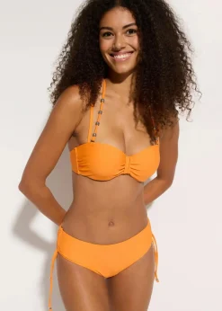 Damen bonprix Nachhaltigere Materialien|Bademode·Bikinis|Balconette-Bikini (2-tlg. Set) mit extra Neckholder Träger
