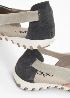 Damen bonprix Sommerschuhe|Ballerinas aus Veloursleder