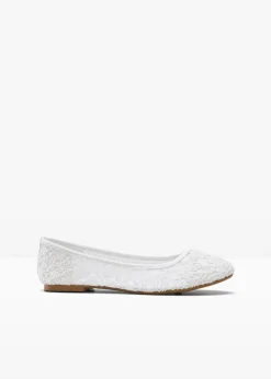 Damen bonprix Sommerschuhe|Schuhe & Accessoires In Spezialgrößen·Schuhe In Übergröße|Ballerinas mit Spitze