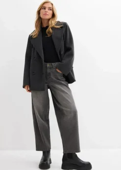 New Ballon-Jeans Mid Waist Damen Jeans|Bekleidung·Shirts & Tops