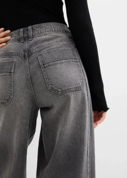 New Ballon-Jeans Mid Waist Damen Jeans|Bekleidung·Shirts & Tops