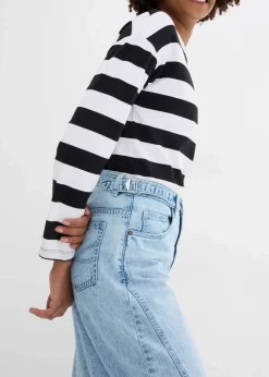 Clearance Balloon-Jeans, Mid Waist Damen Jeans|Kurzgrößen