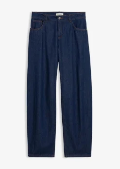 Damen bonprix Kurzgrößen|Bekleidung·Shirts & Tops|Balloon-Jeans Mid Waist
