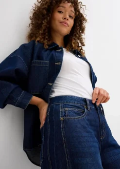 Balloon-Jeans Mid Waist, Super Soft Damen Jeans|Bekleidung·Shirts & Tops