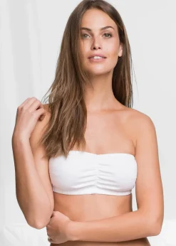 Damen bonprix Nachhaltigere Materialien|Bhs|Bandeau BH (Cup A und B) mit Bio-Baumwolle (2er Pack)