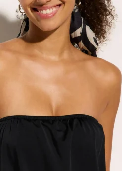 Clearance Bandeau-Badeanzug mit abnehmbaren Trägern Damen Nachhaltigere Materialien|Badeanzüge