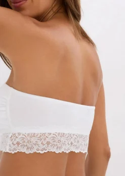 New Bandeau-BH mit Bio-Baumwolle (2er Pack) Damen Wäsche·Basics|Wäsche·Baumwollunterwäsche