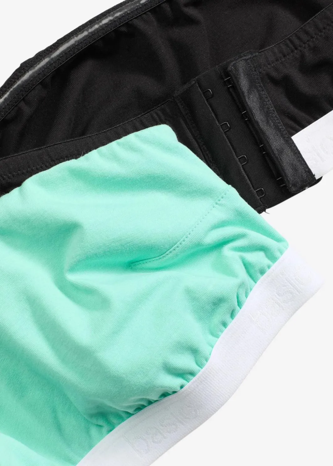 Damen bonprix Nachhaltigere Materialien|Bhs|Bandeau-BH mit Bio-Baumwolle (2er Pack)