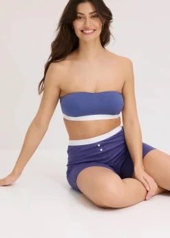 Damen bonprix Wäsche·Baumwollunterwäsche|Nachhaltigere Materialien|Bandeau-BH mit Bio-Baumwolle (2er Pack)
