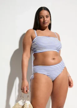 Damen bonprix Nachhaltigere Materialien|Bikinis|Bandeau-Bikini mit abnehmbaren Trägern (2-tlg.Set)