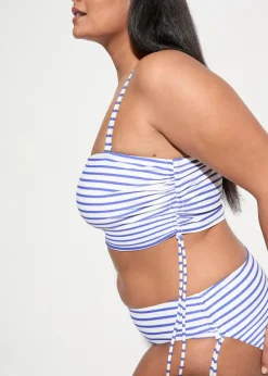 Damen bonprix Nachhaltigere Materialien|Bikinis|Bandeau-Bikini mit abnehmbaren Trägern (2-tlg.Set)