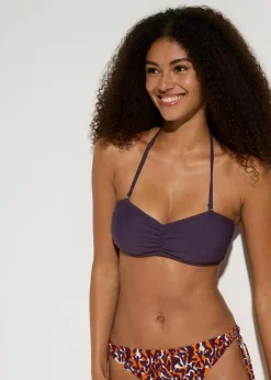 Damen bonprix Nachhaltigere Materialien|Mix & Match|Bandeau-Bikinioberteil mit abnehmbaren Trägern
