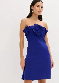 Best Bandeau-Kleid aus fester Scuba-Qualität Damen Festliche Mode|Kleider