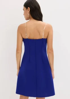 Best Bandeau-Kleid aus fester Scuba-Qualität Damen Festliche Mode|Kleider