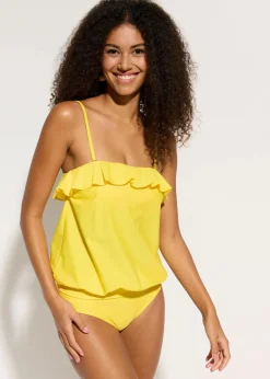 Damen bonprix Nachhaltigere Materialien|Tankinis|Bandeau-Tankini mit Multiway-Trägern (2-tlg.Set)