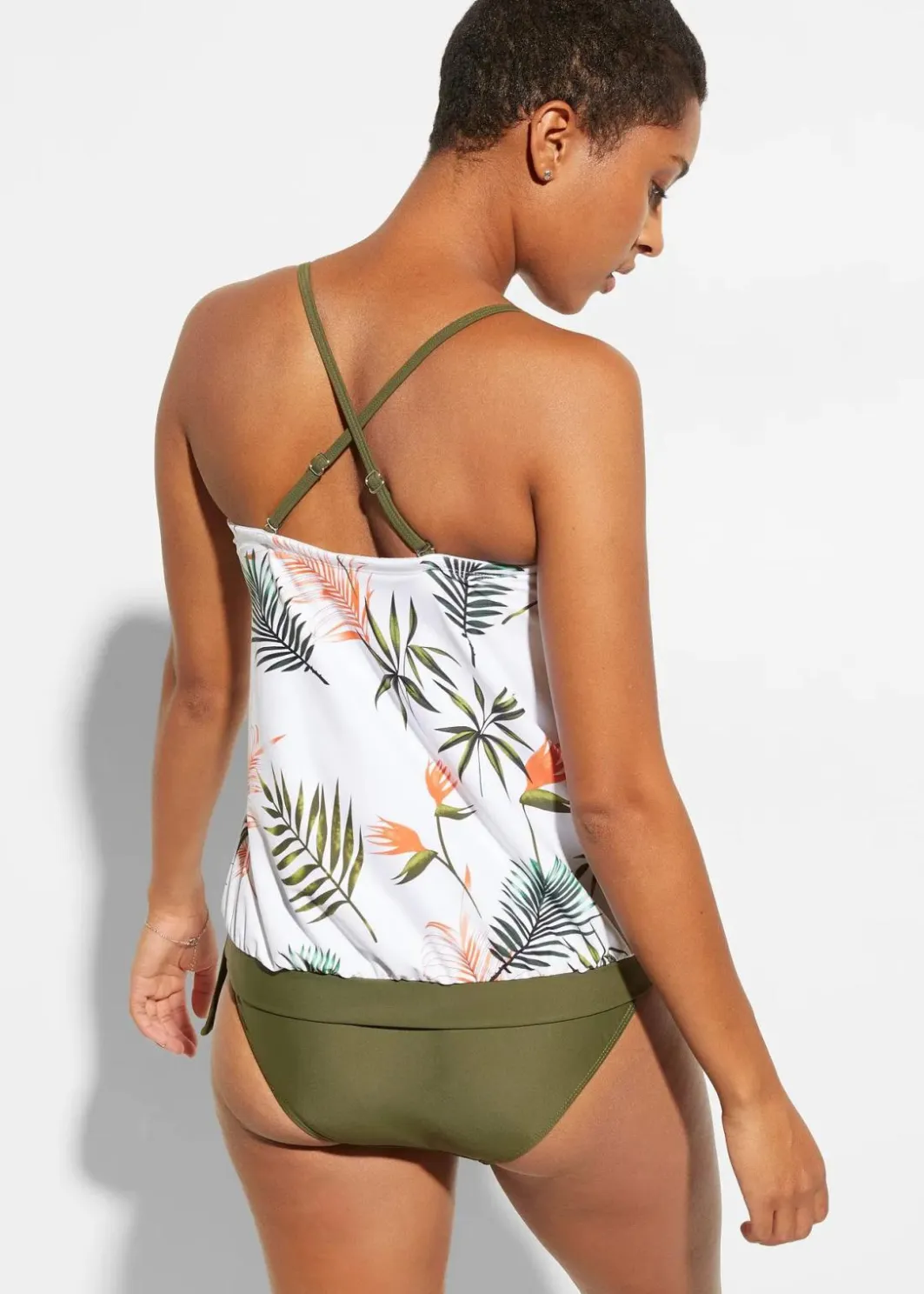 Sale Bandeau-Tankini (2-tlg.Set) mit Multiway-Träger Damen Nachhaltigere Materialien|Tankinis