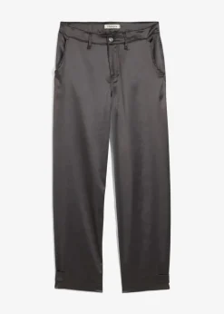 Damen bonprix Bekleidung·Kleider|Hosen|Barrel-Hose aus fließendem Satin