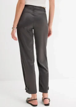 Damen bonprix Bekleidung·Kleider|Hosen|Barrel-Hose aus fließendem Satin