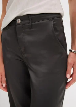 Damen bonprix Bekleidung·Kleider|Hosen|Barrel-Hose aus fließendem Satin