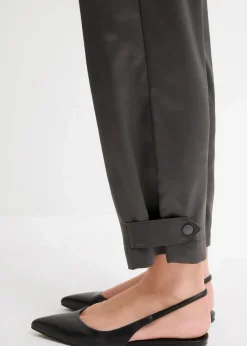 Damen bonprix Bekleidung·Kleider|Hosen|Barrel-Hose aus fließendem Satin