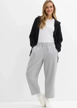 Damen bonprix Bekleidung·Kleider|Zweiteiler & Sets|Barrelhose in Wolloptik