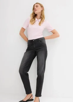Damen bonprix Jeans|Bekleidung·Shirts & Tops|Barrel-Jeans Mid Waist