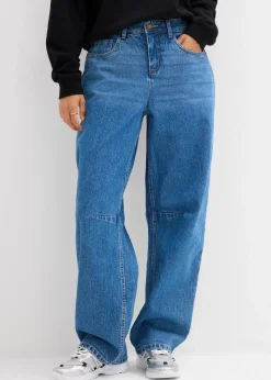 Sale Barrel-Jeans Mid Waist Damen Bekleidung·Shirts & Tops|Jeans