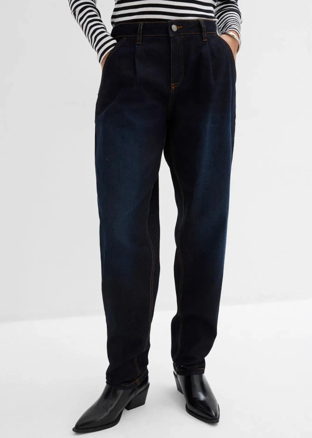 Clearance Barrel-Jeans, Mid Waist, Stretch Damen Bekleidung·Shirts & Tops|Jeans