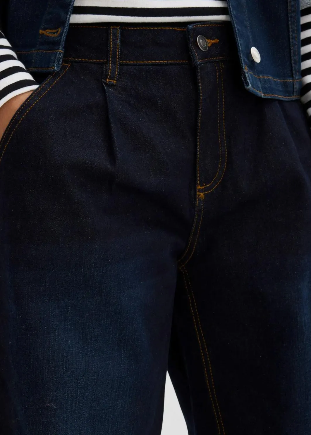Clearance Barrel-Jeans, Mid Waist, Stretch Damen Bekleidung·Shirts & Tops|Jeans