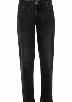 Hot Barrel-Jeans, Mid Waist, Stretch Damen Jeans|Bekleidung·Shirts & Tops