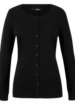 Damen bonprix Bekleidung·Umstandsmode|Strickmode|Basic Feinstrickjacke mit recycelter Baumwolle