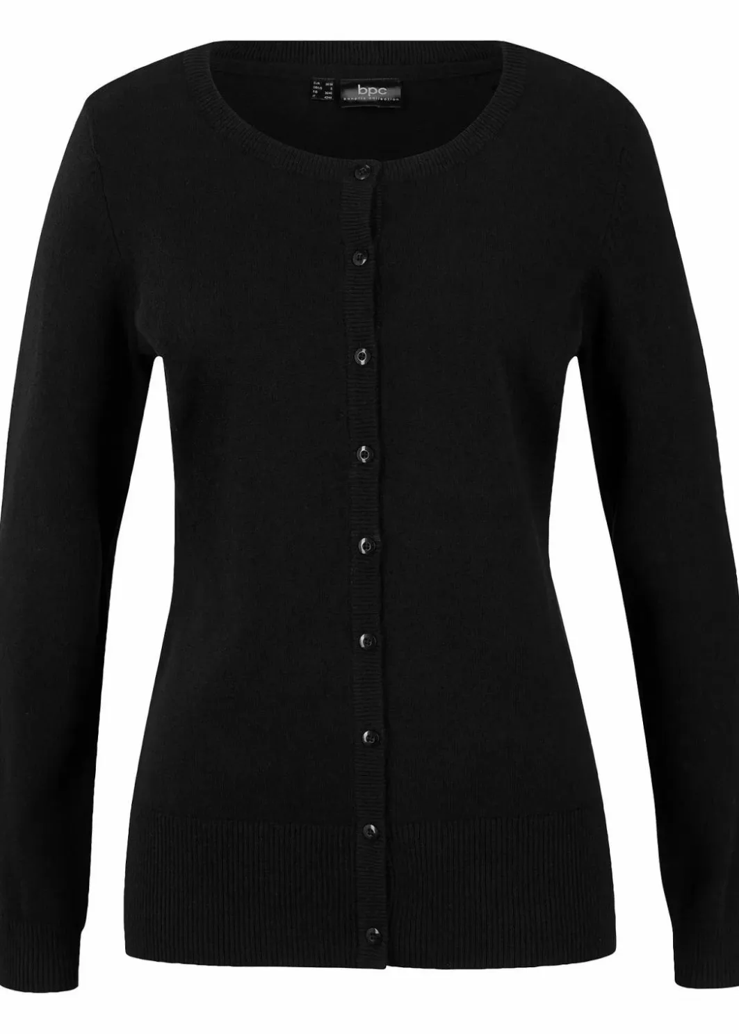 Damen bonprix Bekleidung·Umstandsmode|Strickmode|Basic Feinstrickjacke mit recycelter Baumwolle