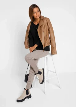 Damen bonprix Bekleidung·Umstandsmode|Strickmode|Basic Feinstrickjacke mit recycelter Baumwolle