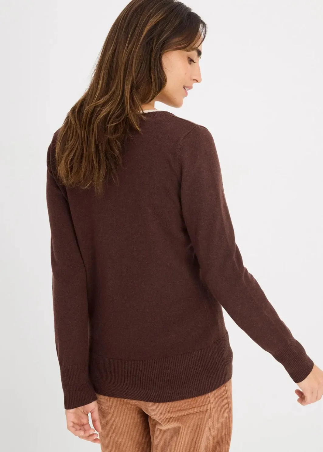 New Basic Pullover mit recycelter Baumwolle Damen Bekleidung·Röcke|Bekleidung·Jeans