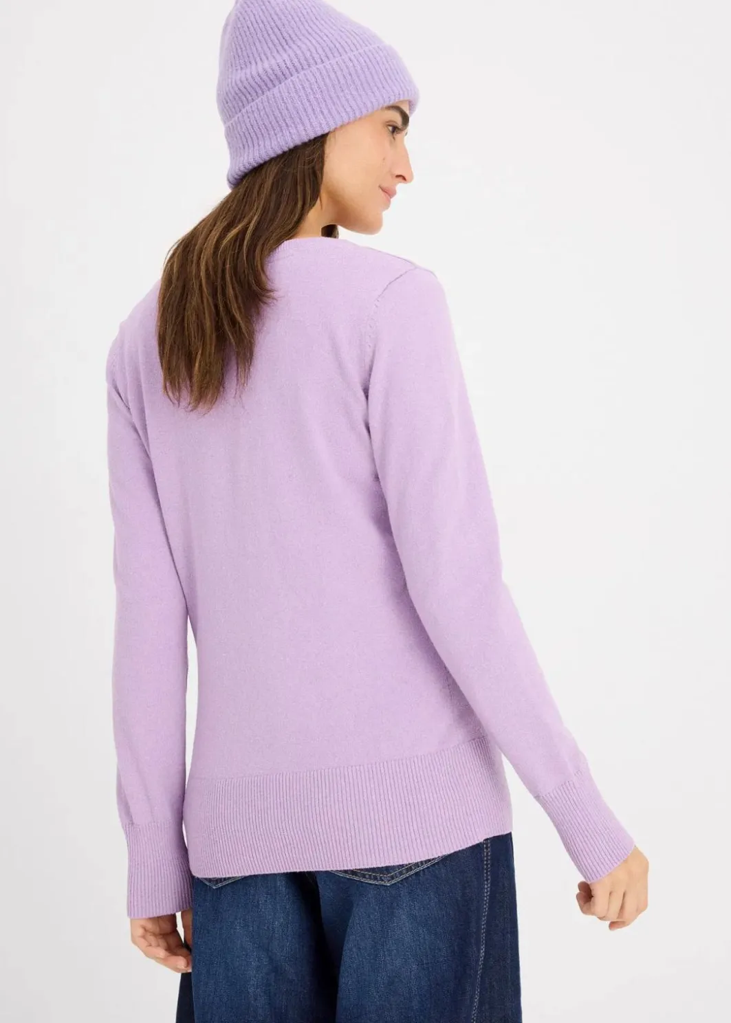 Discount Basic Pullover mit recycelter Baumwolle Damen Strickmode|Pullover & Strickjacken