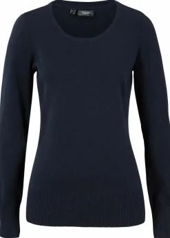 Online Basic Pullover mit recycelter Baumwolle Damen Strickmode|Pullover & Strickjacken