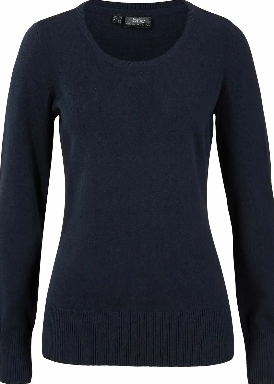 Online Basic Pullover mit recycelter Baumwolle Damen Strickmode|Pullover & Strickjacken