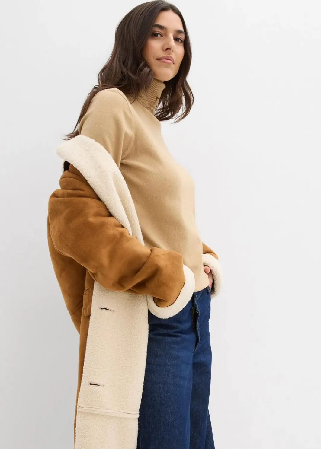 Clearance Basic Rollkragenpullover Damen Bekleidung·Umstandsmode|Strickmode