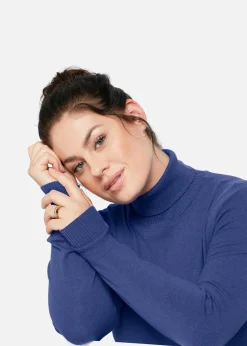 Damen bonprix Pullover & Strickjacken|Basics|Basic Rollkragenpullover